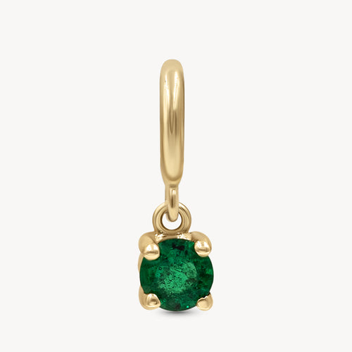 May Birthstone Charm - Emerald