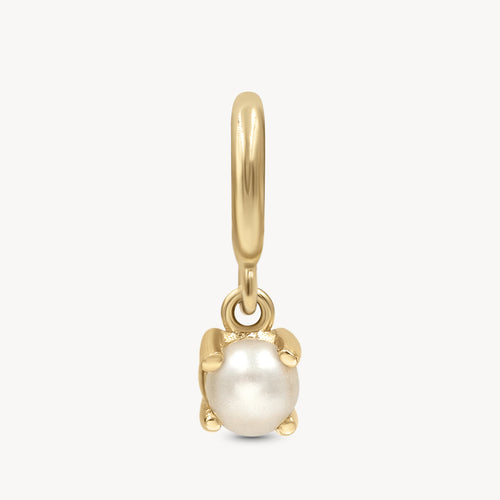 June Birthstone Charm - Pearl