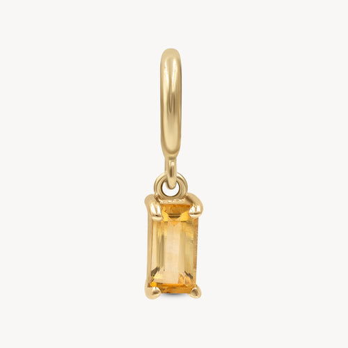 November Birthstone Charm - Citrine