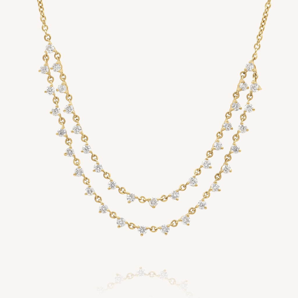 Diamond Lace Necklace