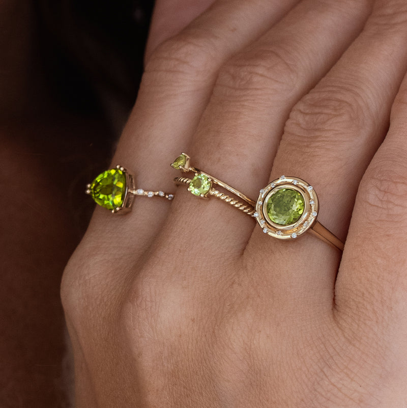 Peridot Spotlight Ring