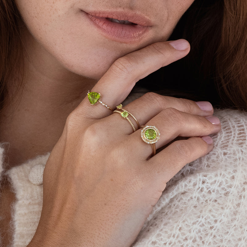 Peridot Spotlight Ring