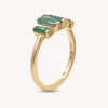Sinking Emeralds Ring