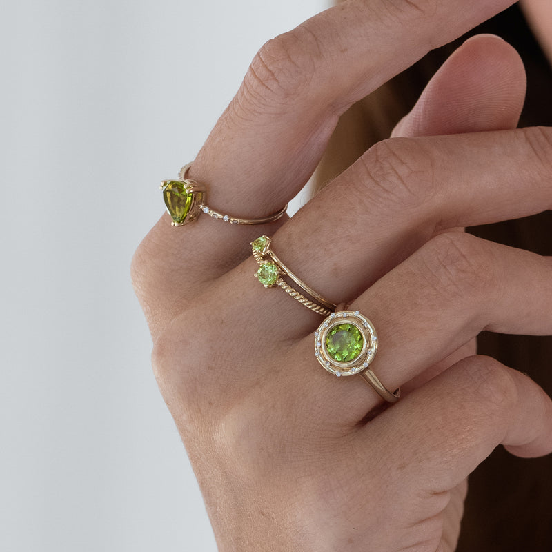 Peridot Spotlight Ring