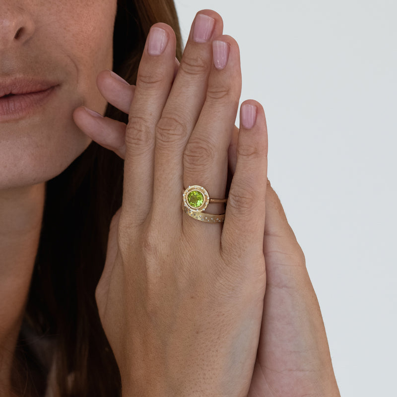 Peridot Spotlight Ring