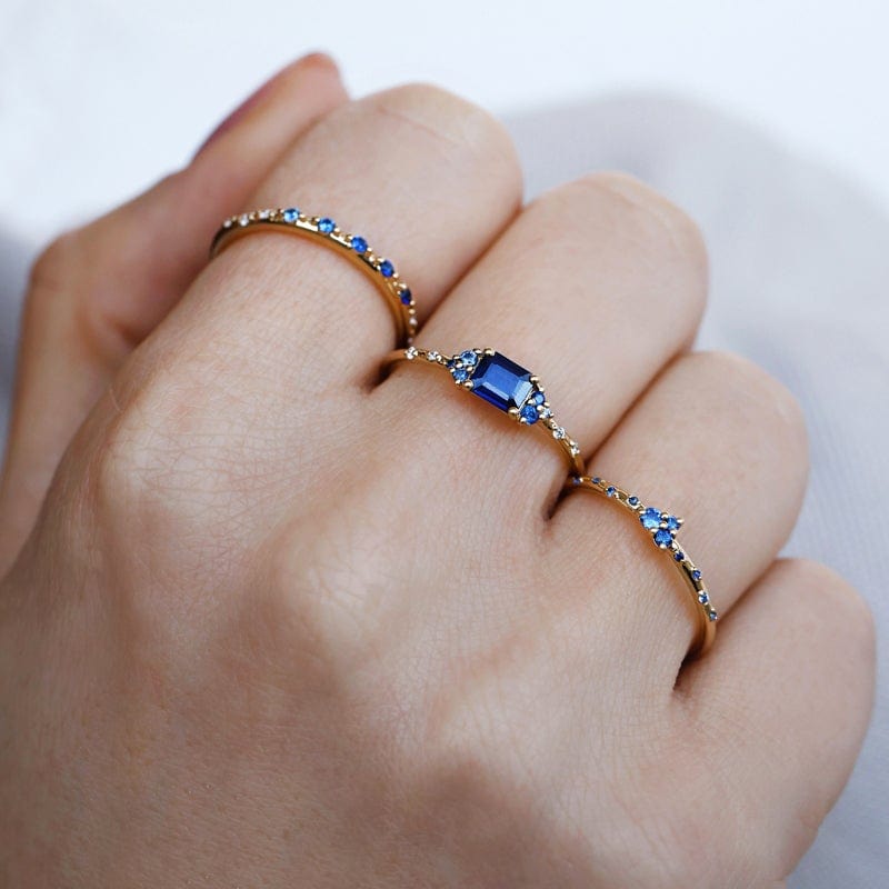 Starry Ocean Trio Ring