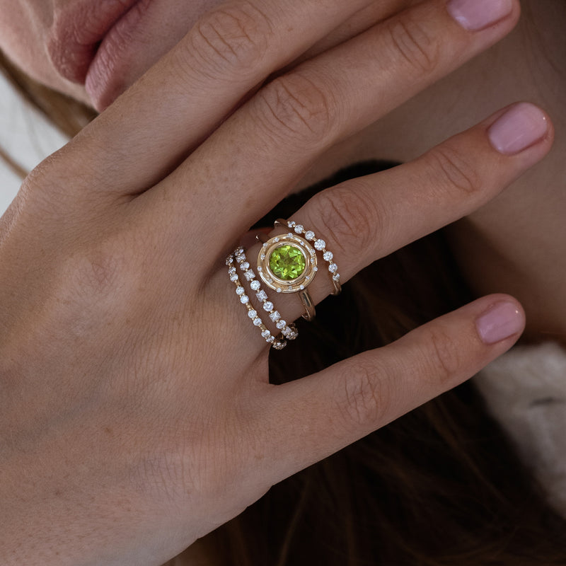 Peridot Spotlight Ring