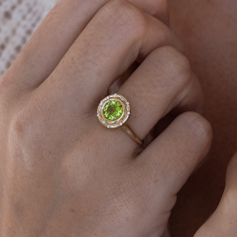 Peridot Spotlight Ring