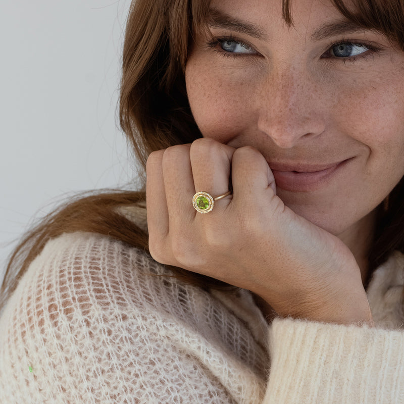 Peridot Spotlight Ring