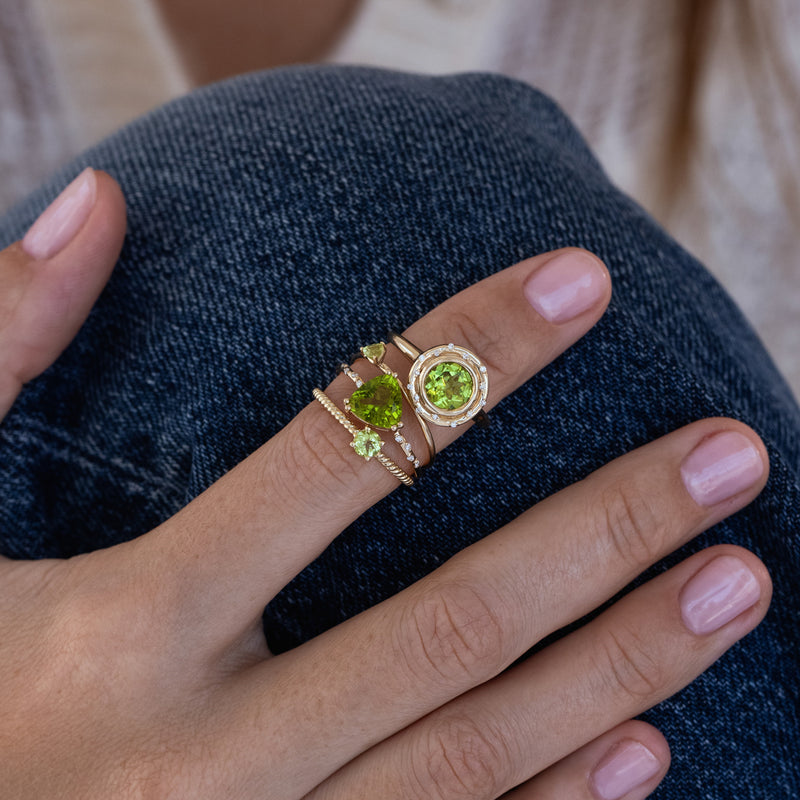 Peridot Spotlight Ring