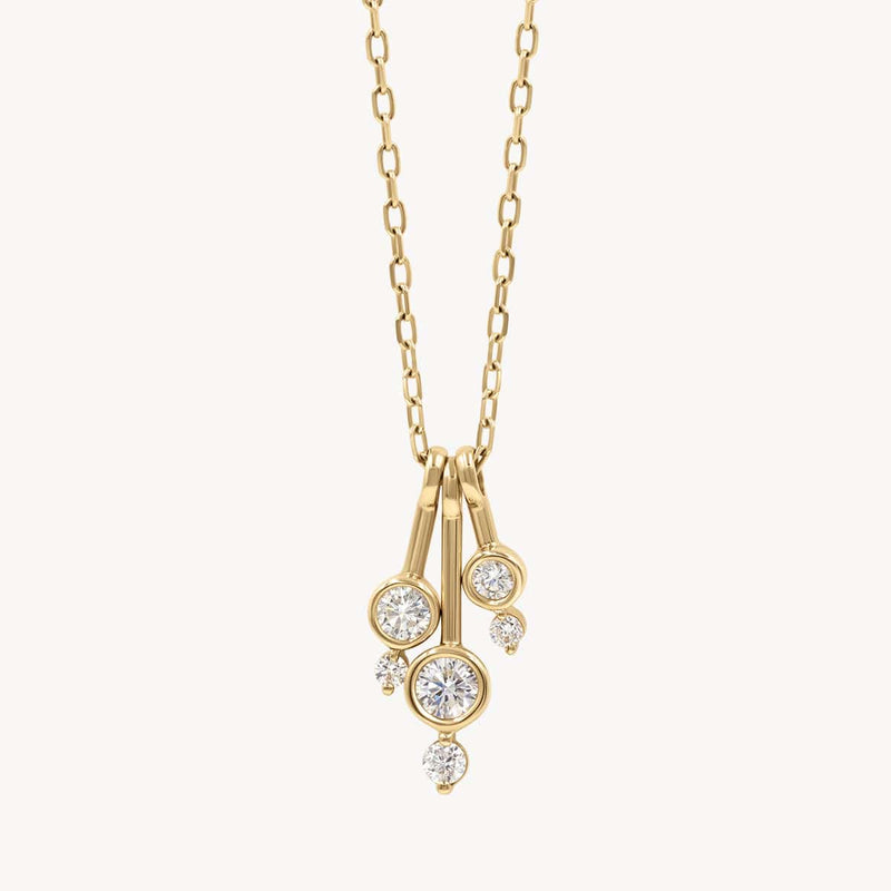 Diamond Droplet Necklace