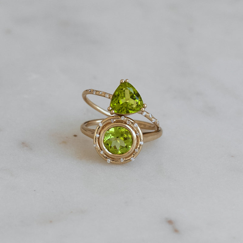 Peridot Spotlight Ring