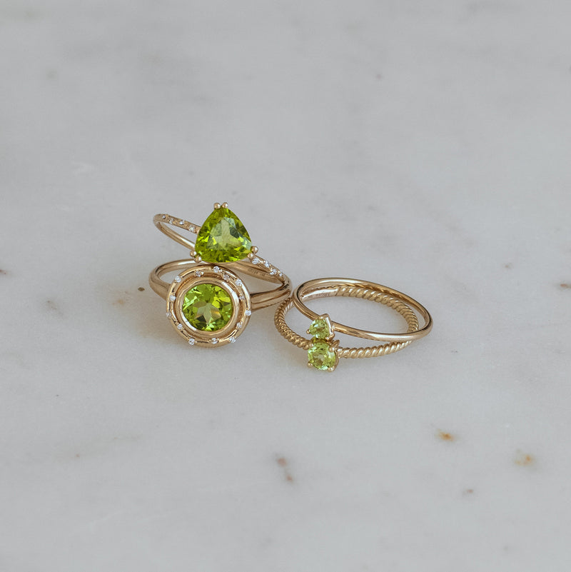 Peridot Spotlight Ring