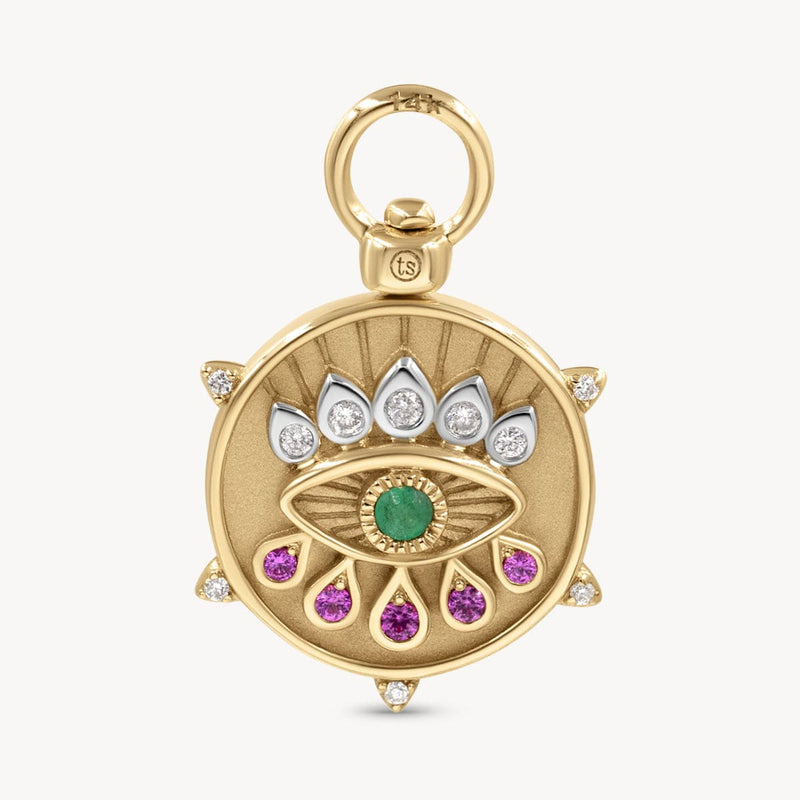 Hamsa and Evil Eye Double Sided Charm