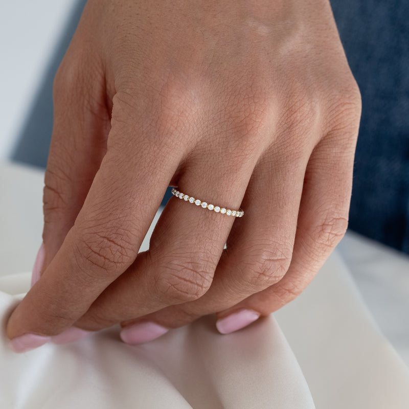 Floating Eternity Diamond Band