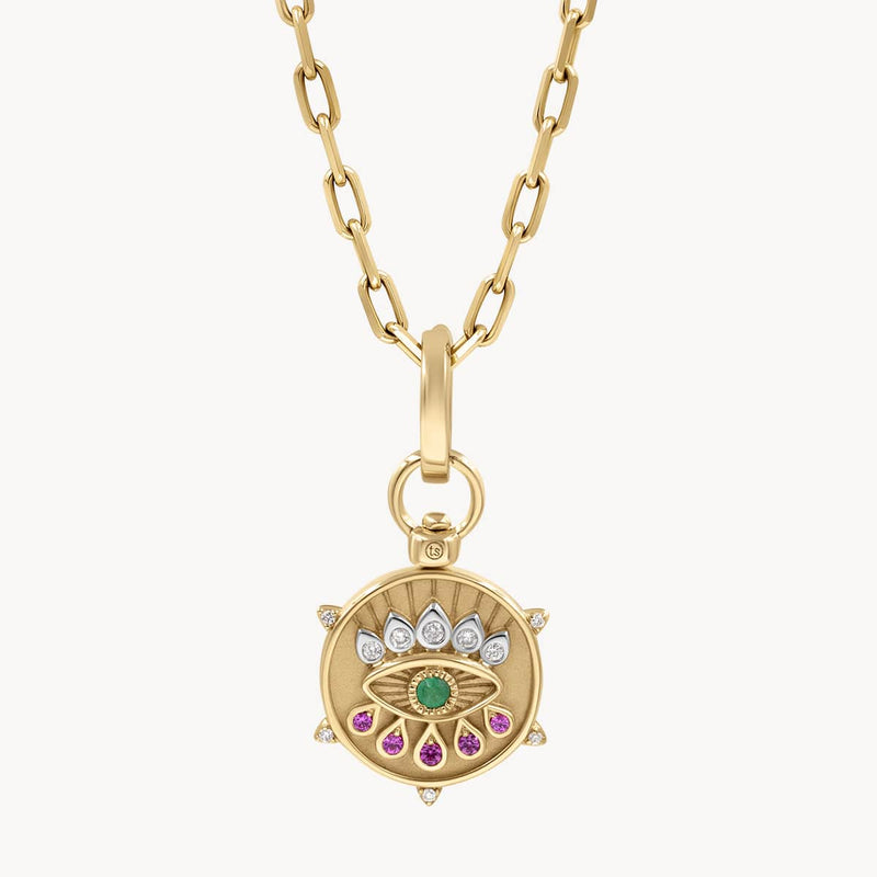 Hamsa and Evil Eye Double Sided Charm