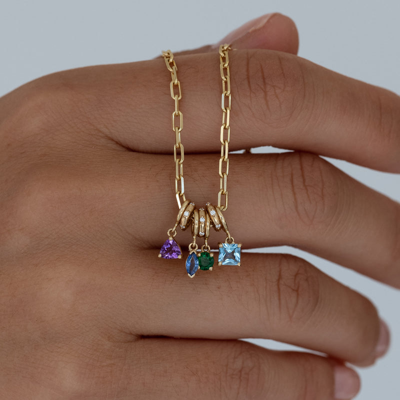 Birthstone Charms Necklace