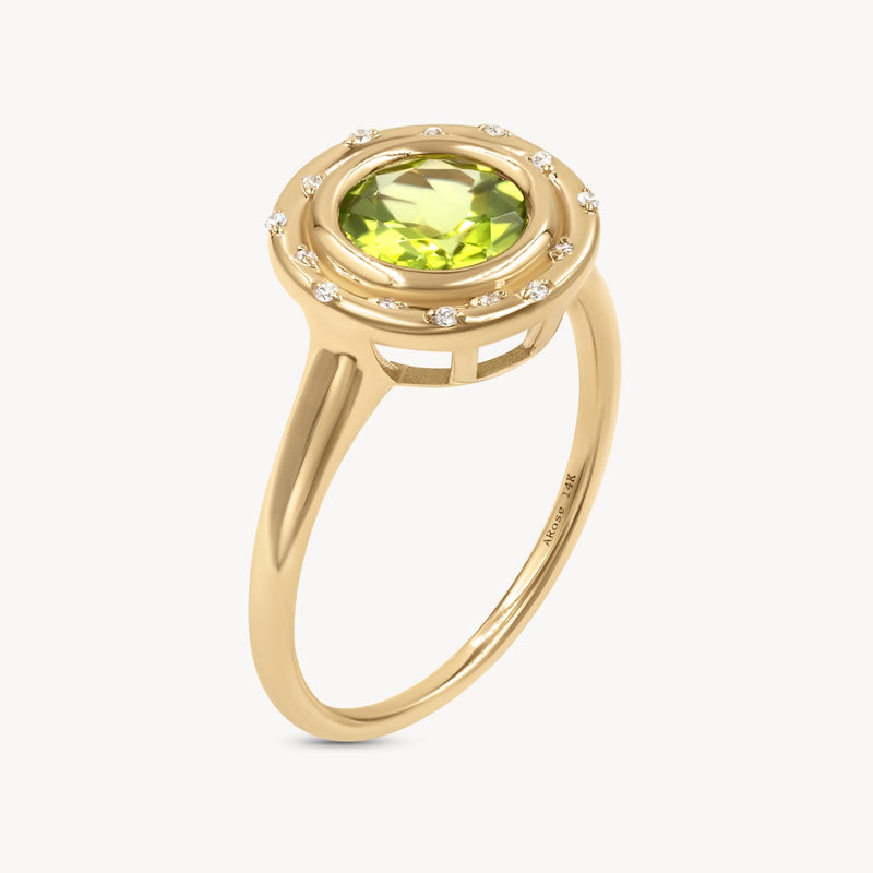 Peridot Spotlight Ring