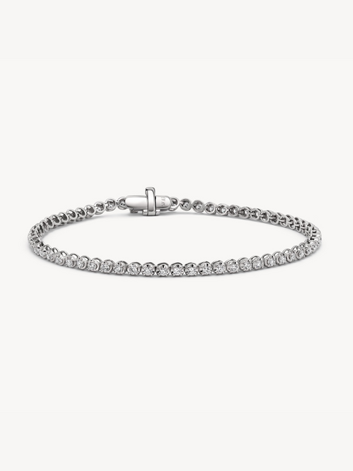 1.5mm Diamond Tennis Bracelet 14k Gold | Audry Rose