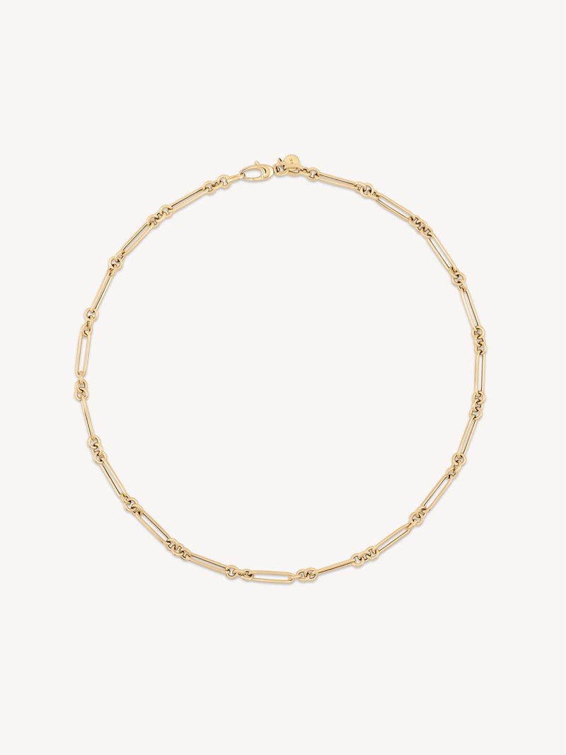 Alternating Paper Clip Chain