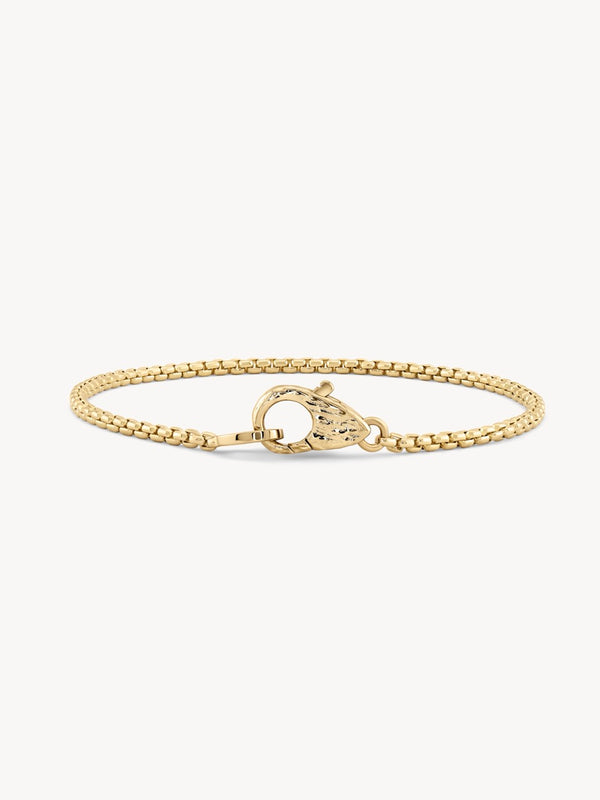 Box Chain Lock Bracelet