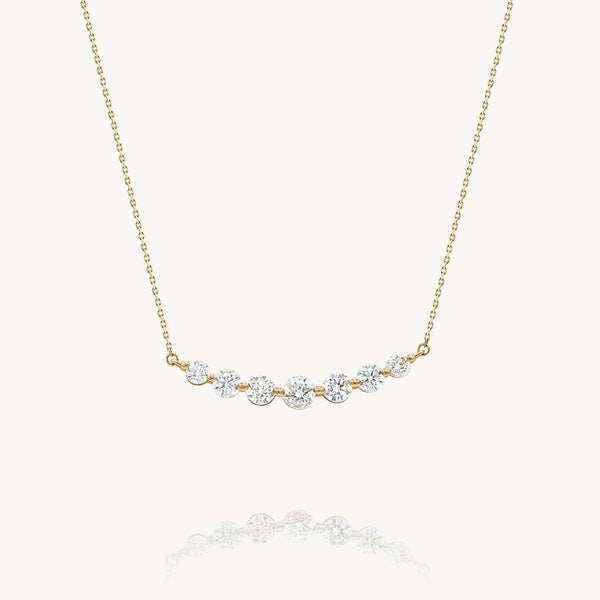 Perfect Floating Diamond Necklace - 0.44ct