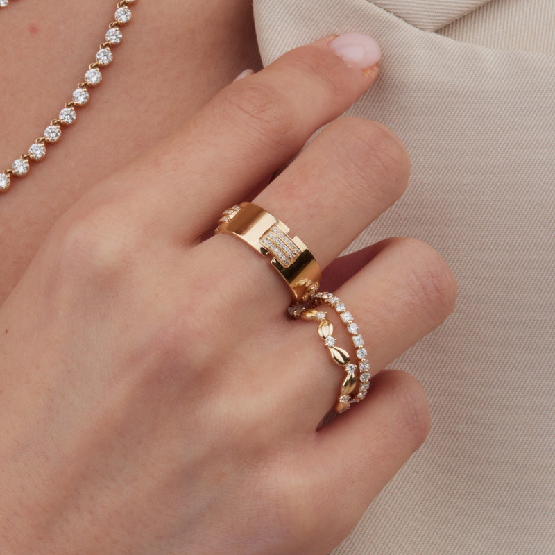 Luxe Latch Eternity Ring