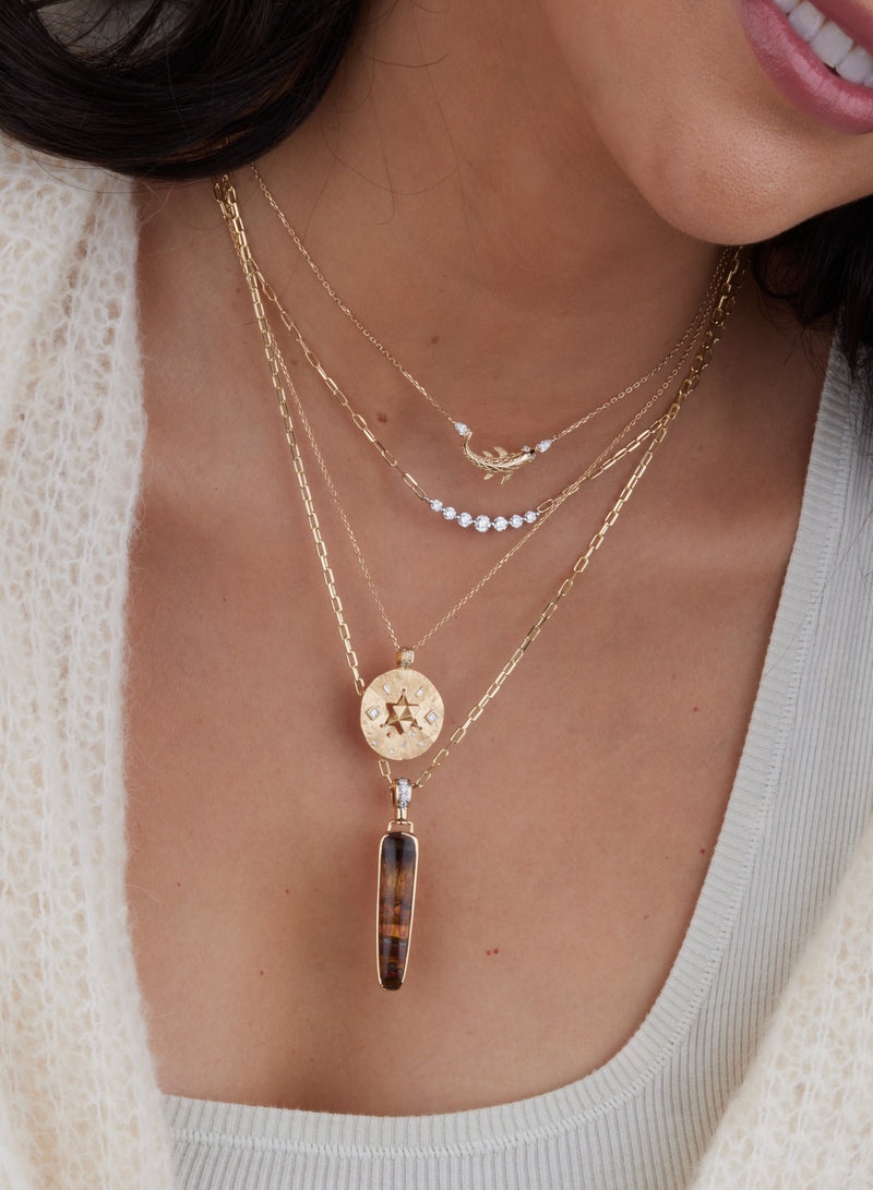 Diamond Merkabah Necklace