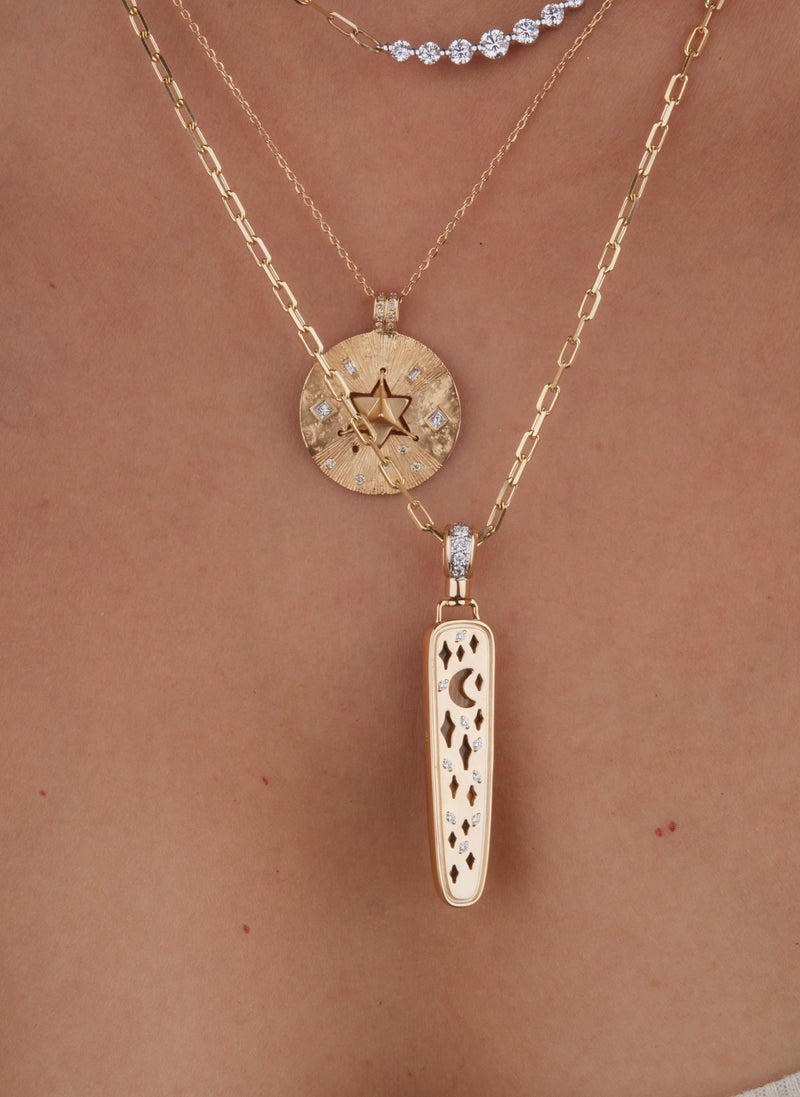 Diamond Merkabah Necklace