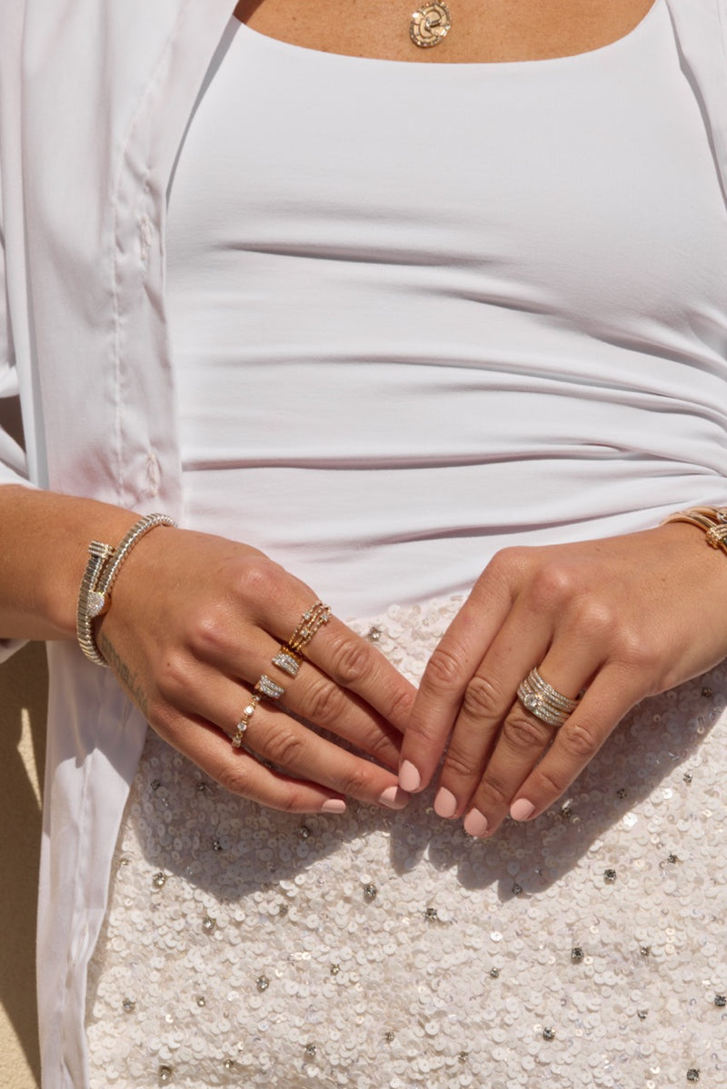 Diamond Tiered Engagement Ring