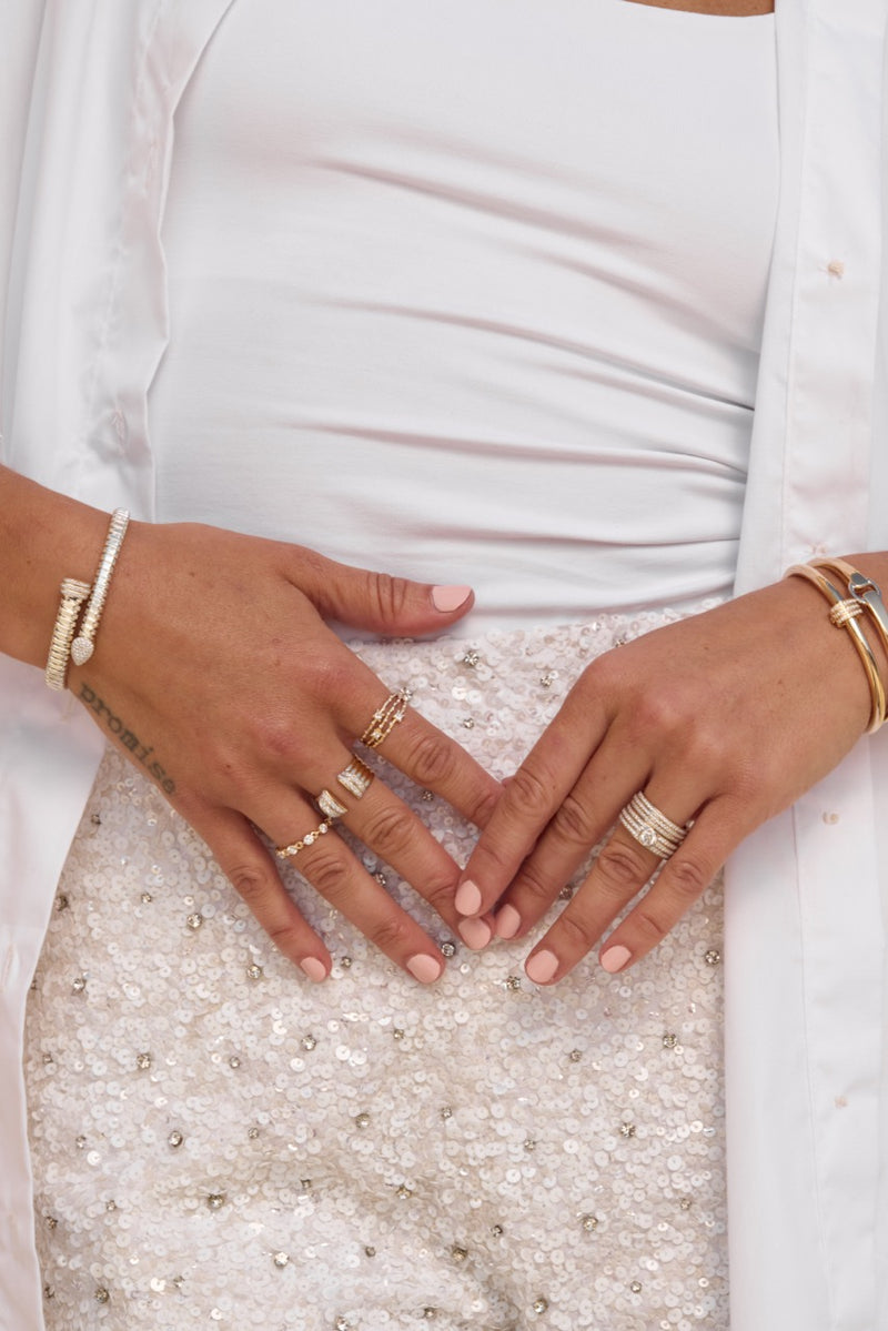 Diamond Tiered Eternity Band