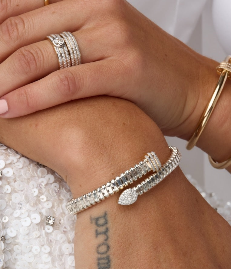 Diamond Tiered Eternity Band