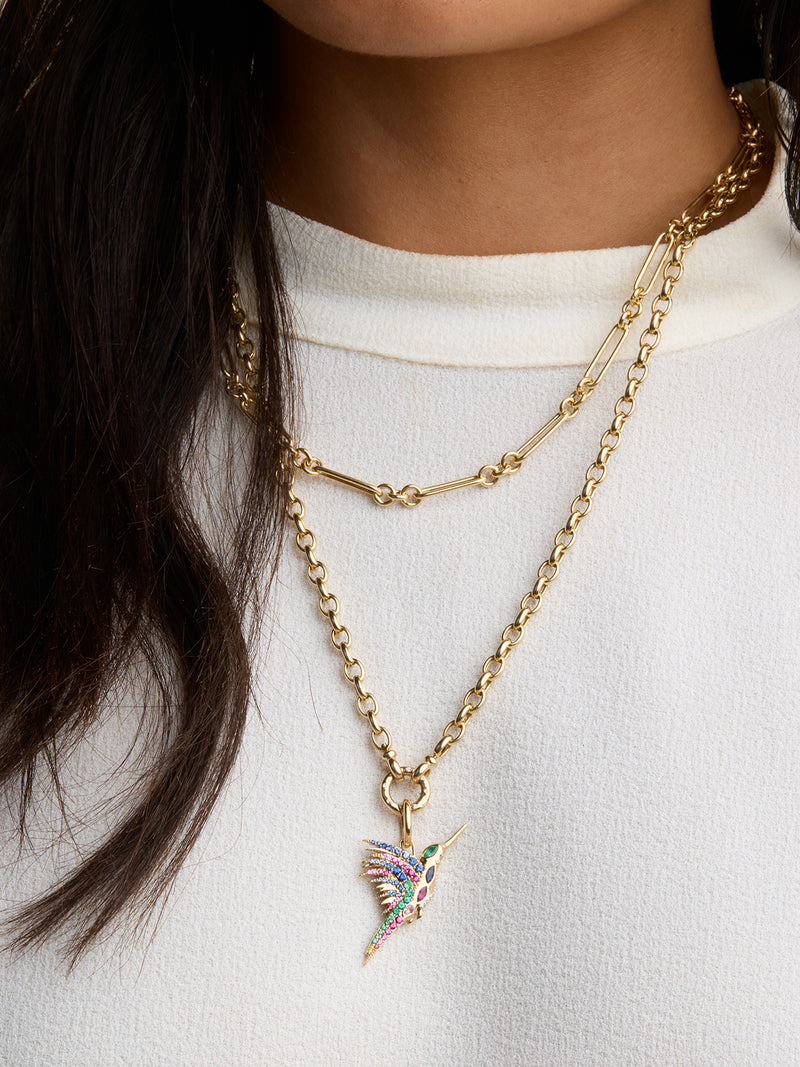 Alternating Paper Clip Chain