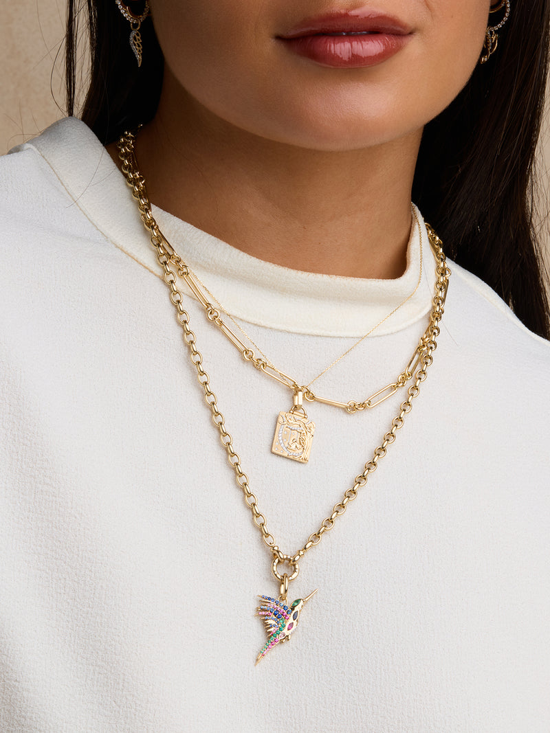 Alternating Paper Clip Chain