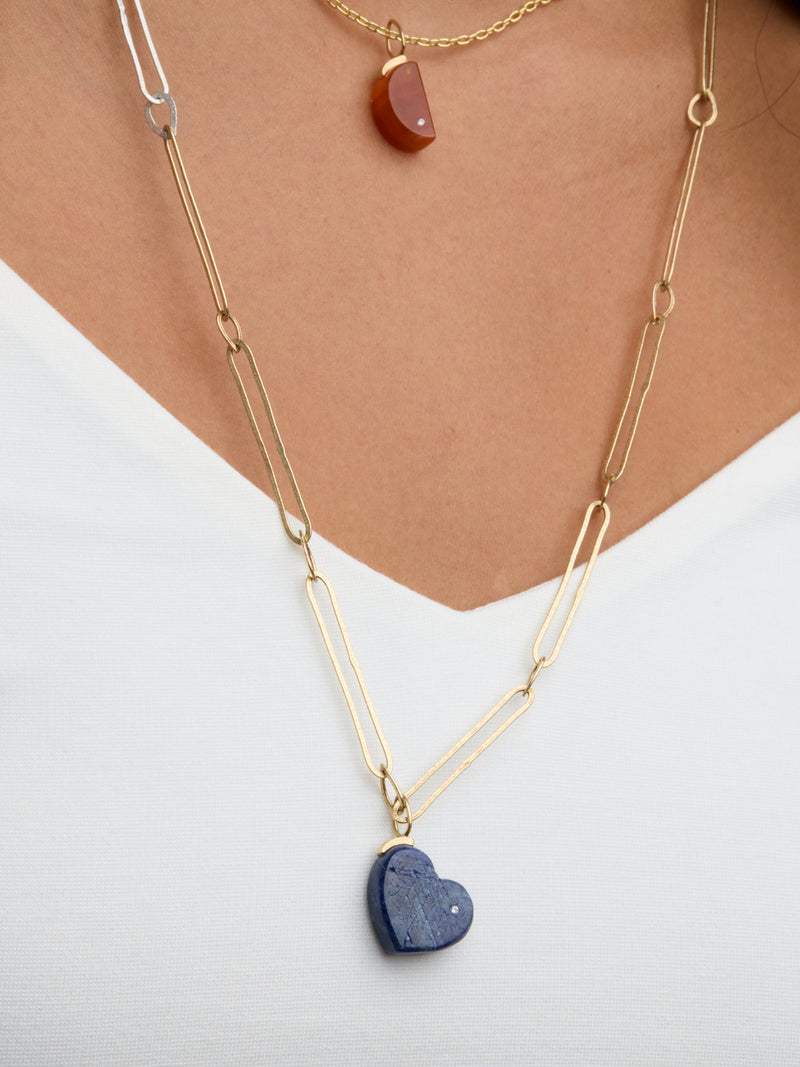 Mixed Metal Paper Clip Chain