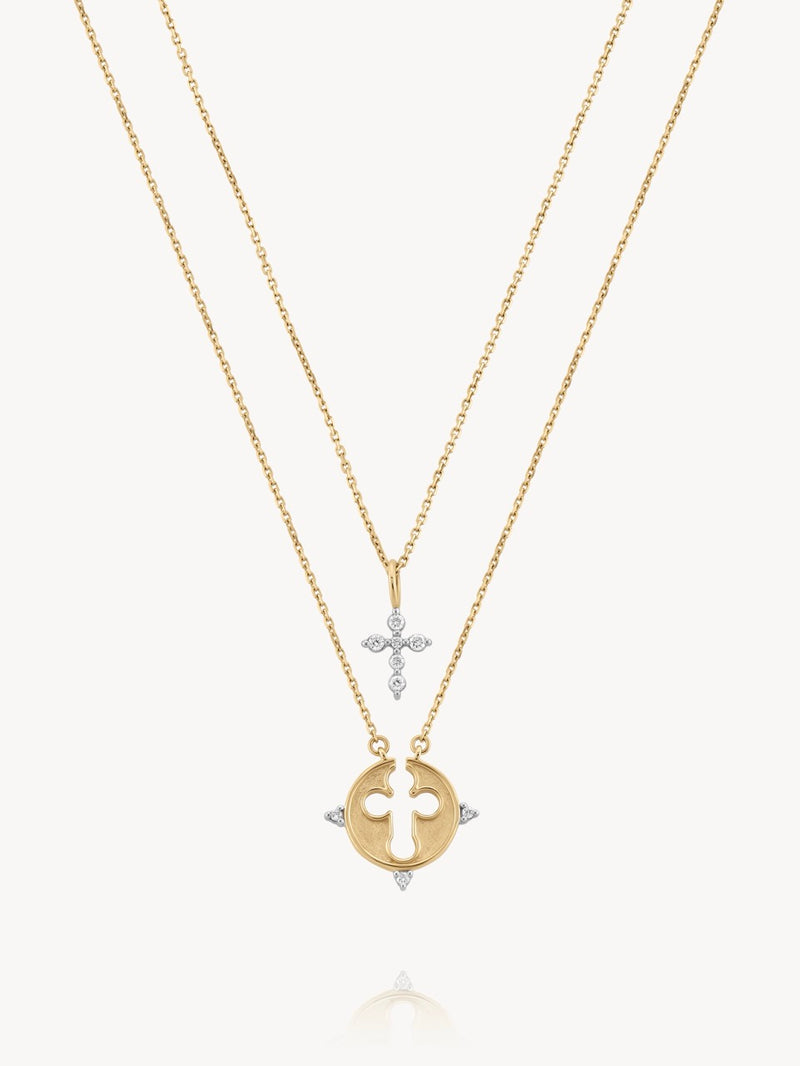 Be the Light Cross Friendship Necklace