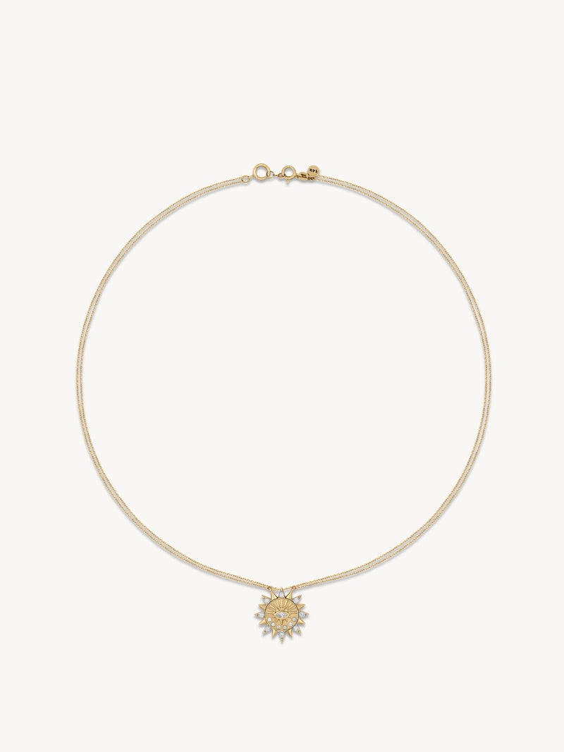 Golden Eye Friendship Necklace