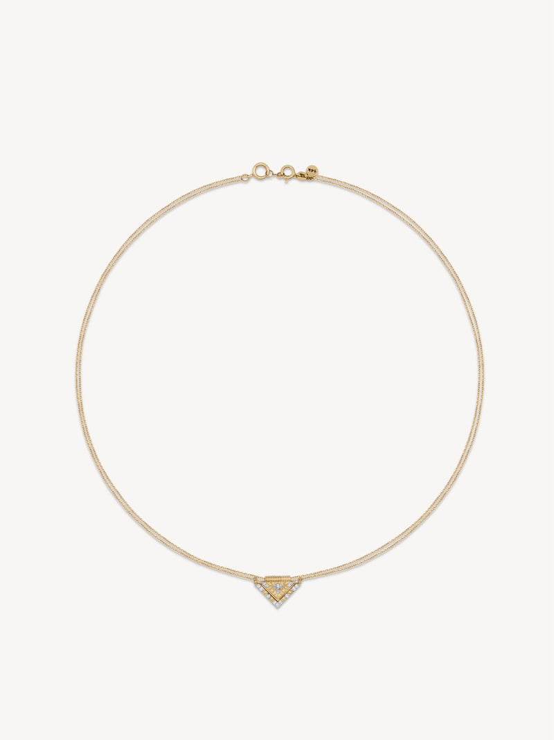 Perfect Match Triangle Friendship Necklace