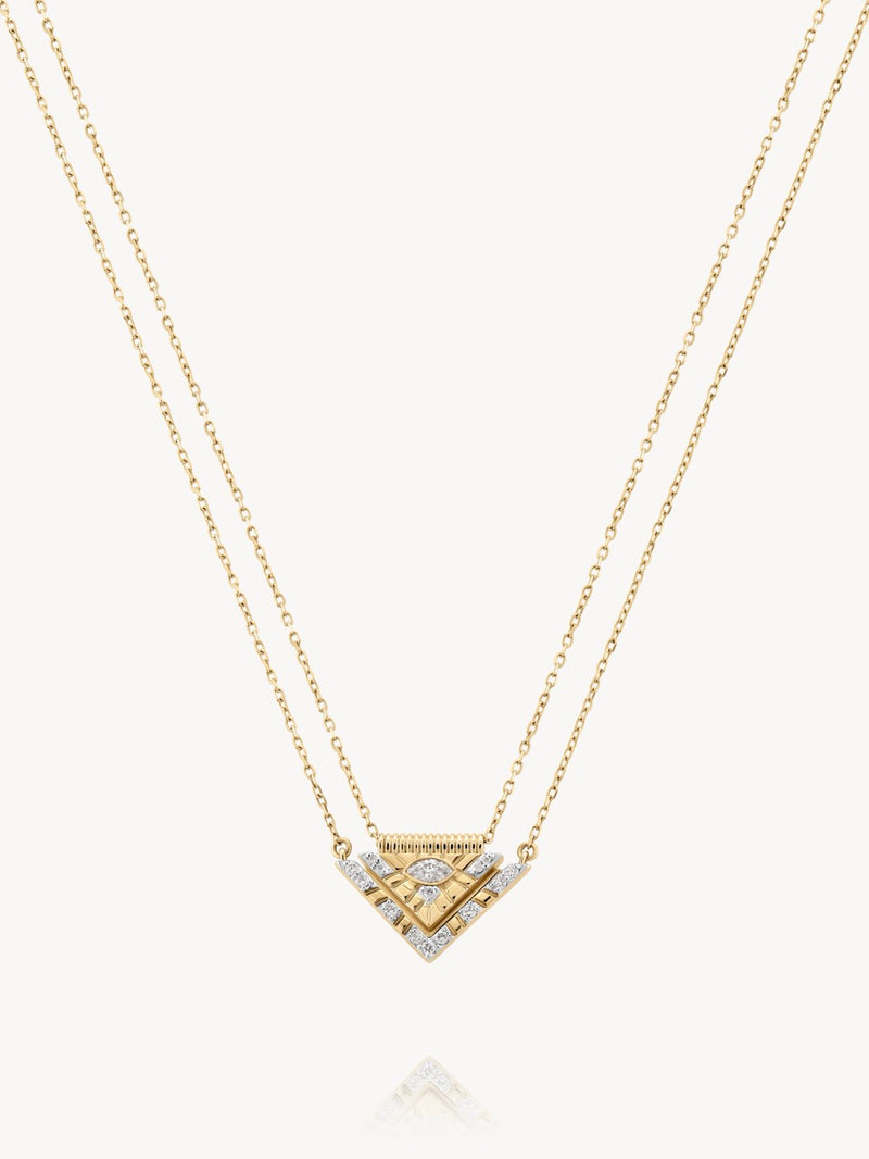Perfect Match Triangle Friendship Necklace