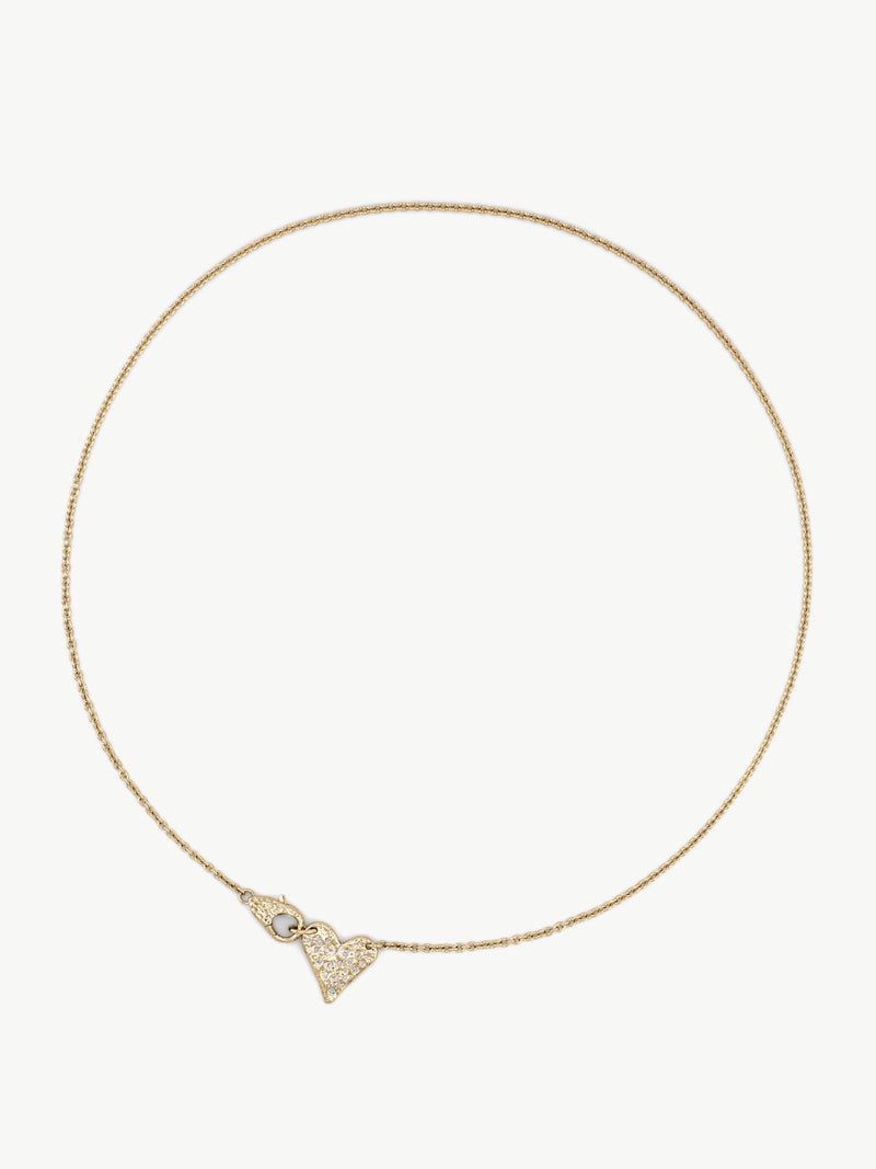 Heart of Gold Lock Necklace