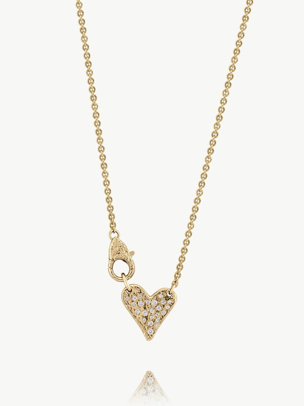 Heart of Gold Lock Necklace
