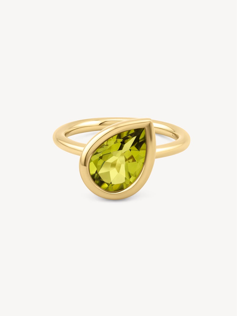 Peridot Dune Ring