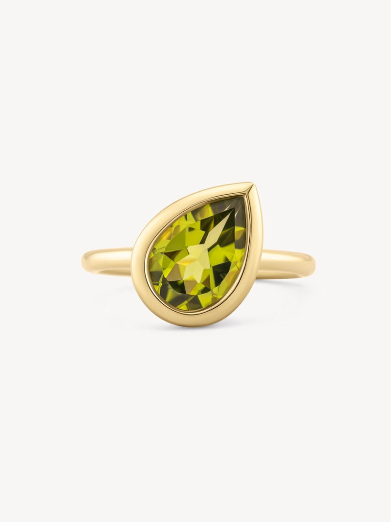 Peridot Dune Ring