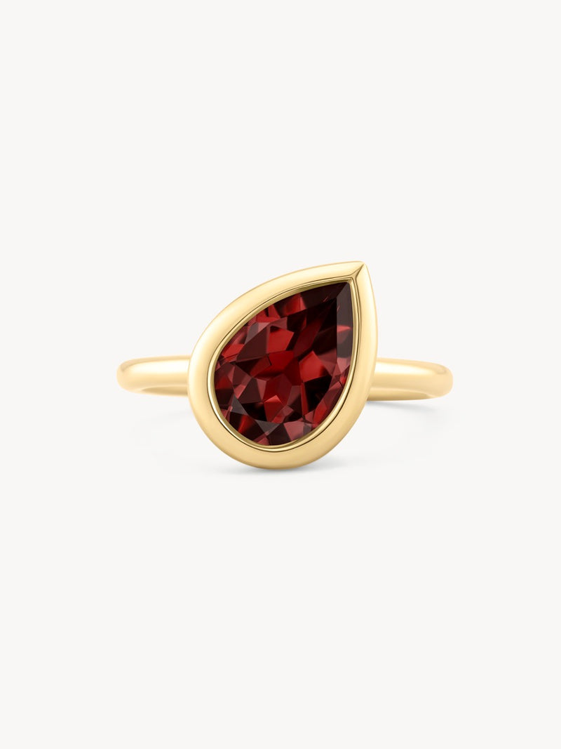 Garnet Dune Ring
