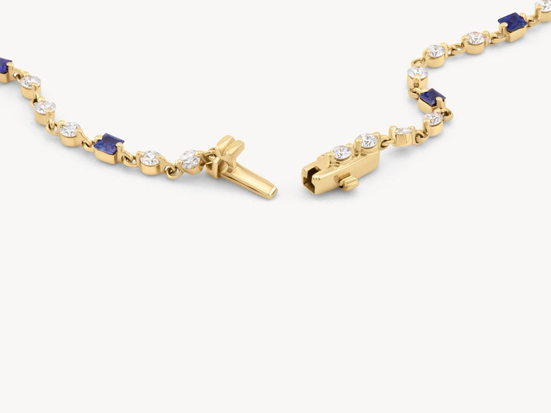 Wrapped in Sapphires and Diamonds Bracelet