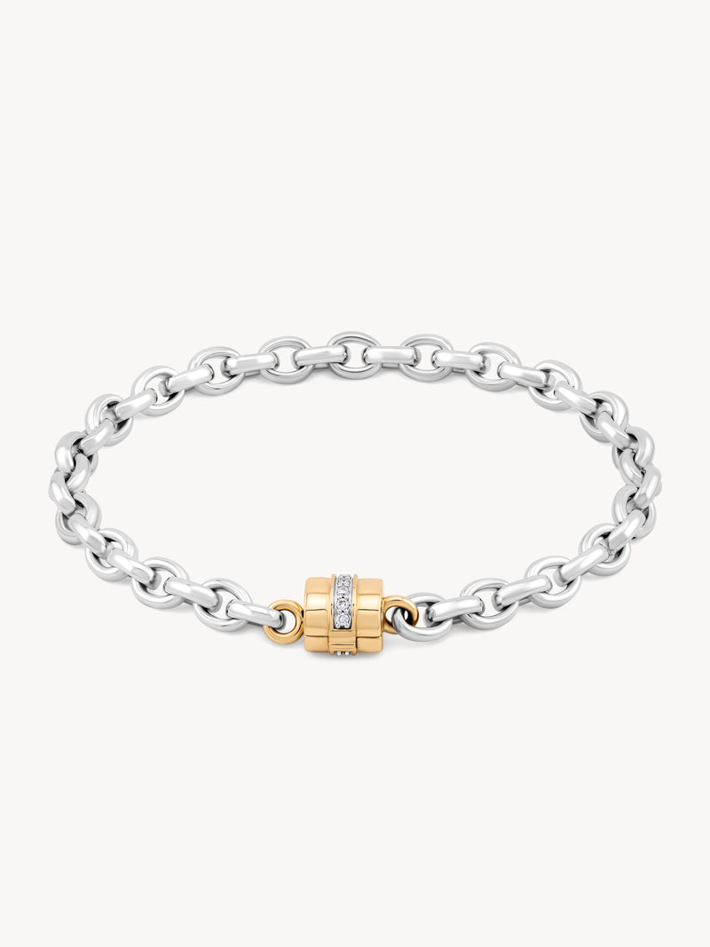 Golden Arc Chain Bracelet