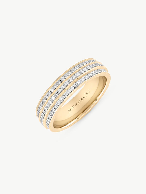 Diamond Tiered Eternity Band