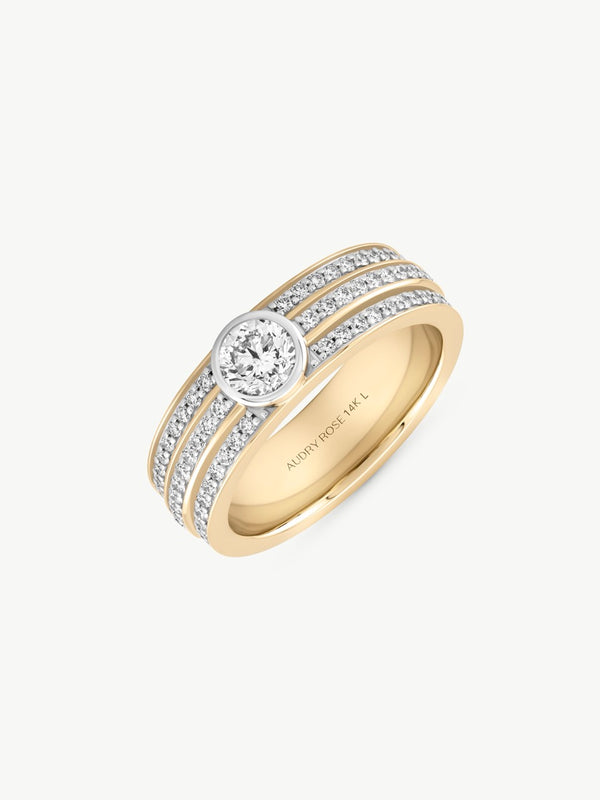 Diamond Tiered Engagement Ring