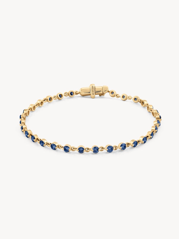 Wrapped in Blue Sapphires Bracelet