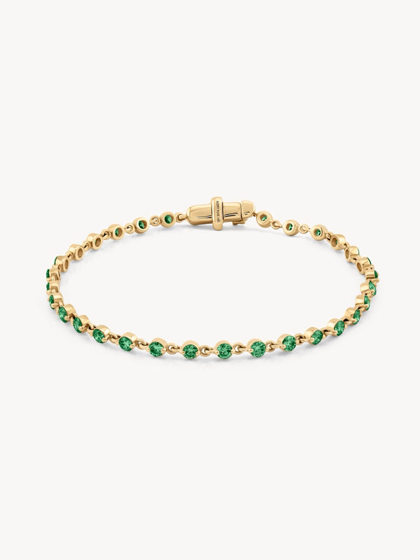Wrapped in Emeralds Bracelet